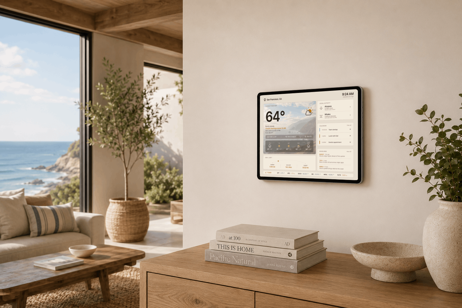 Coastal Home Dashboard