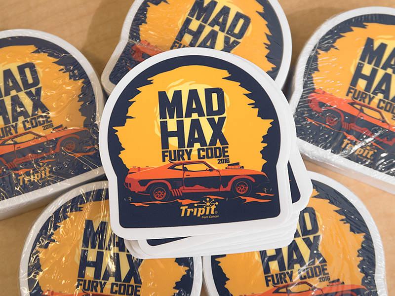 Mad Hax illustration stickers